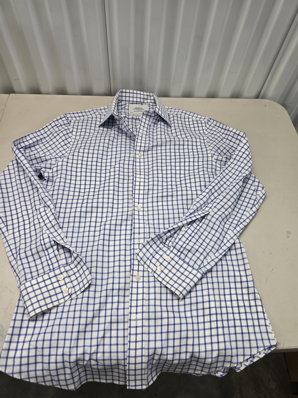 Charles Tyrwhitt Slim Fit Button Up Shirt Men's Size 15.5